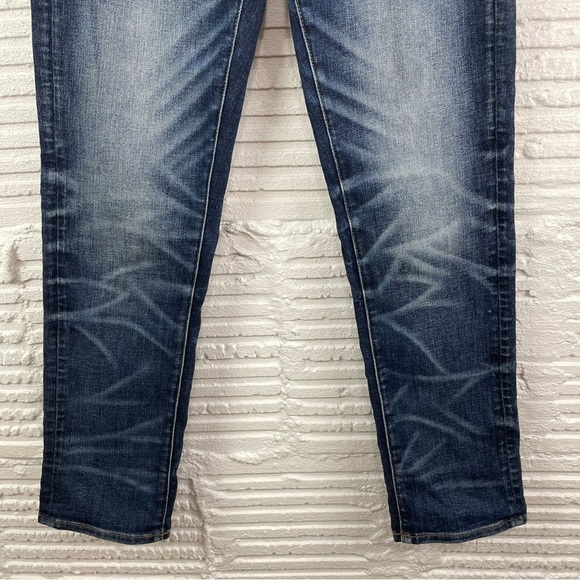 American Eagle Slim Straight Dark Wash Jeans Size 28 X 30 - Picture 5 of 14